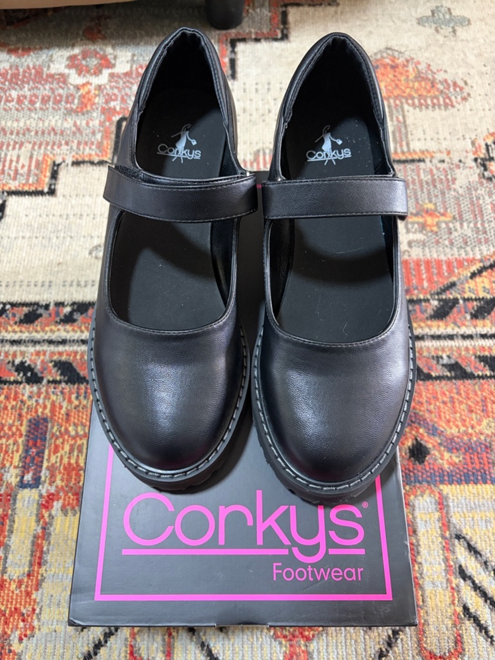 Corkys Black Mary Jane Shoes for Women